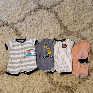 Newborn boys rompers